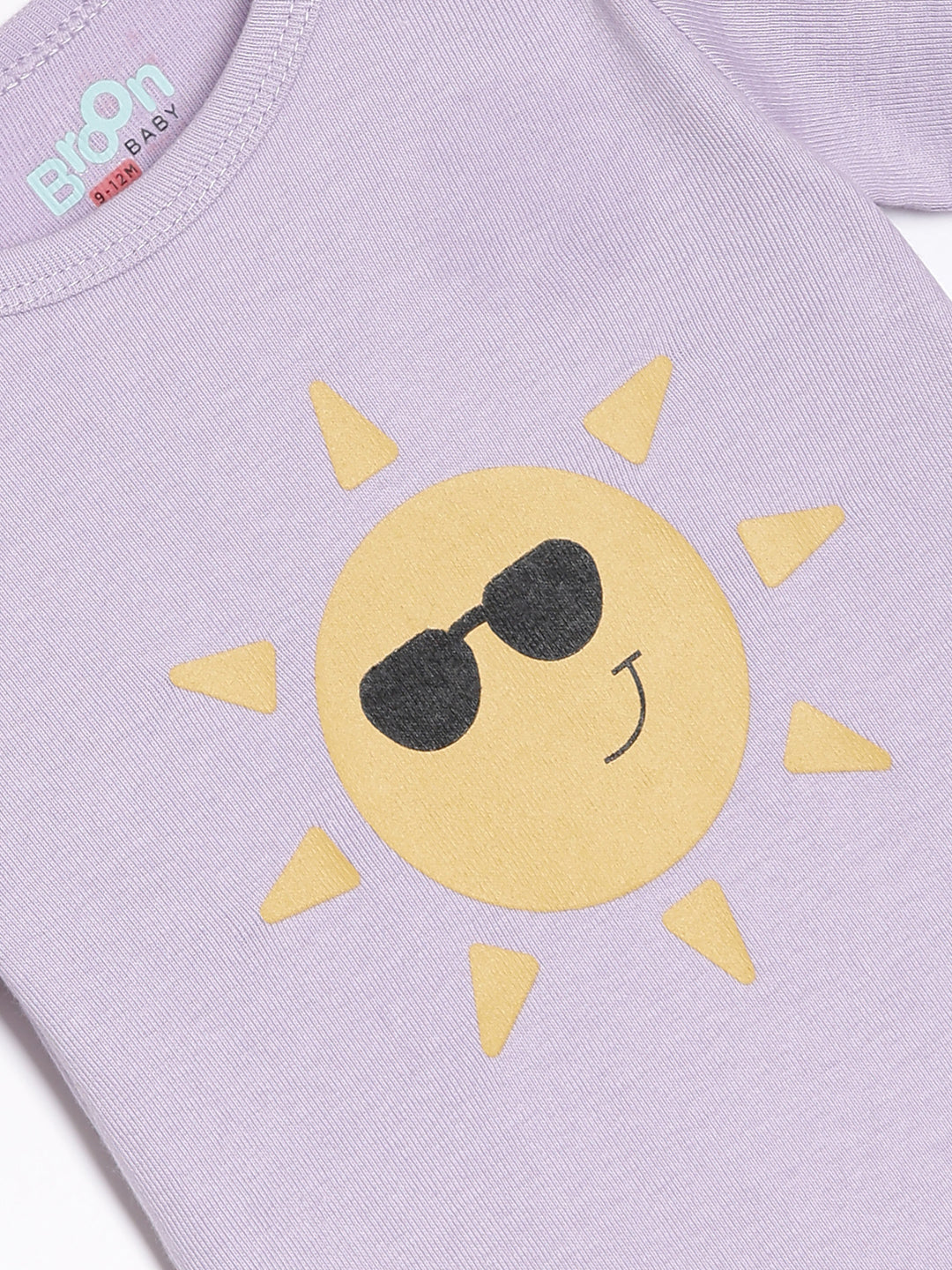 Broon Infant Baby Organic Cotton Short Sleeve Bodysuit