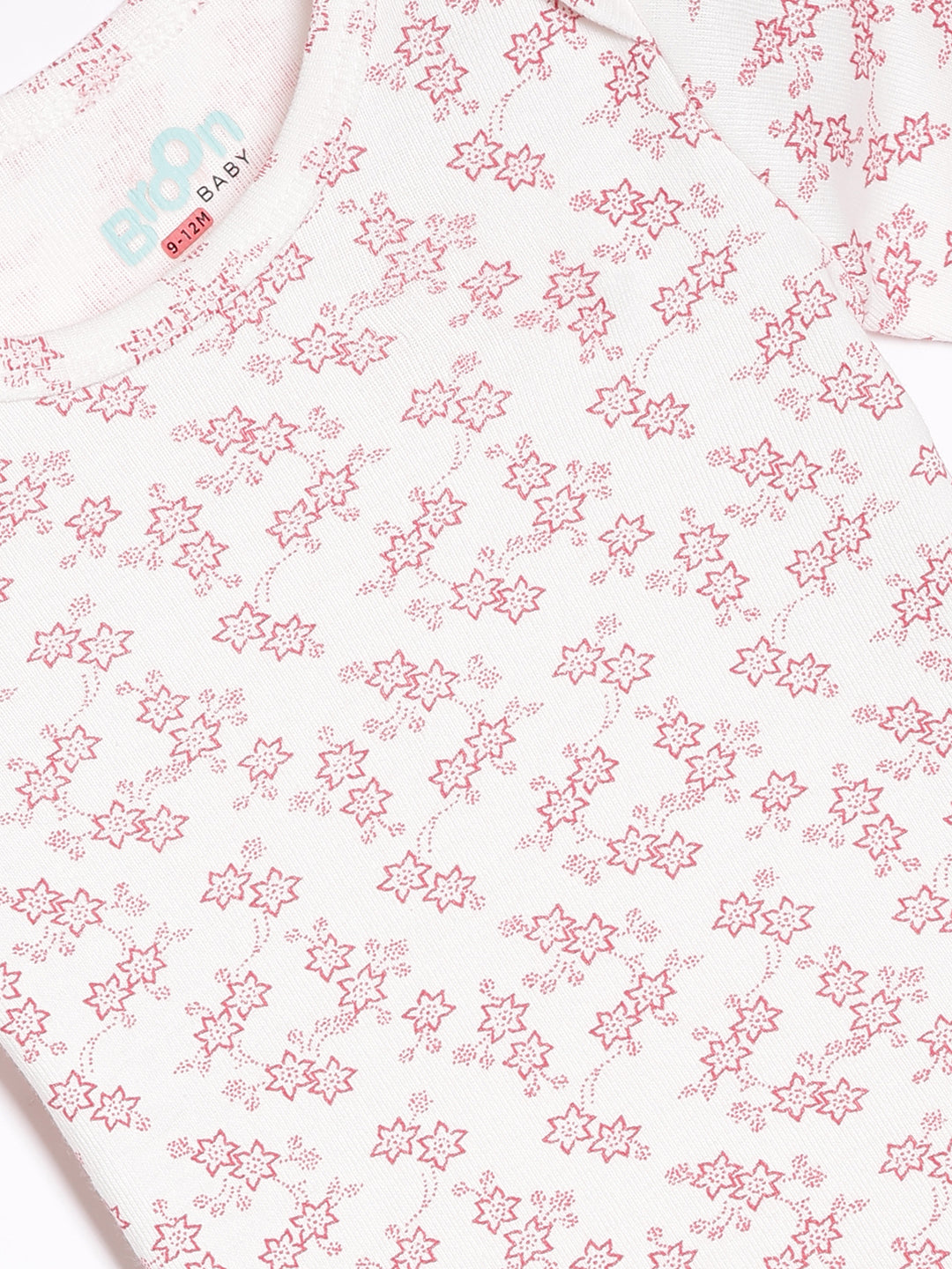 Broon Infant Baby Organic Cotton Short Sleeve Bodysuit