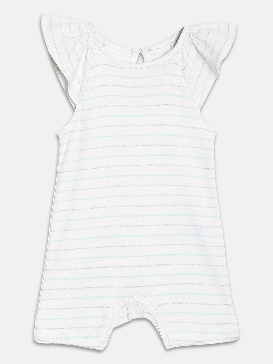 Broon Infant Baby Organic Cotton Short Sleeve Rompers