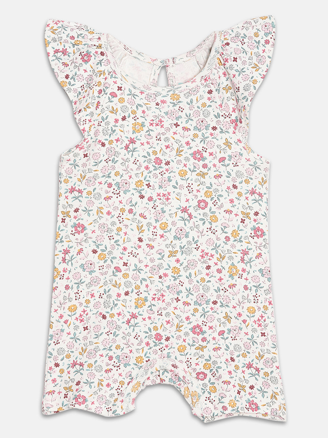 Broon Infant Baby Organic Cotton Short Sleeve Rompers