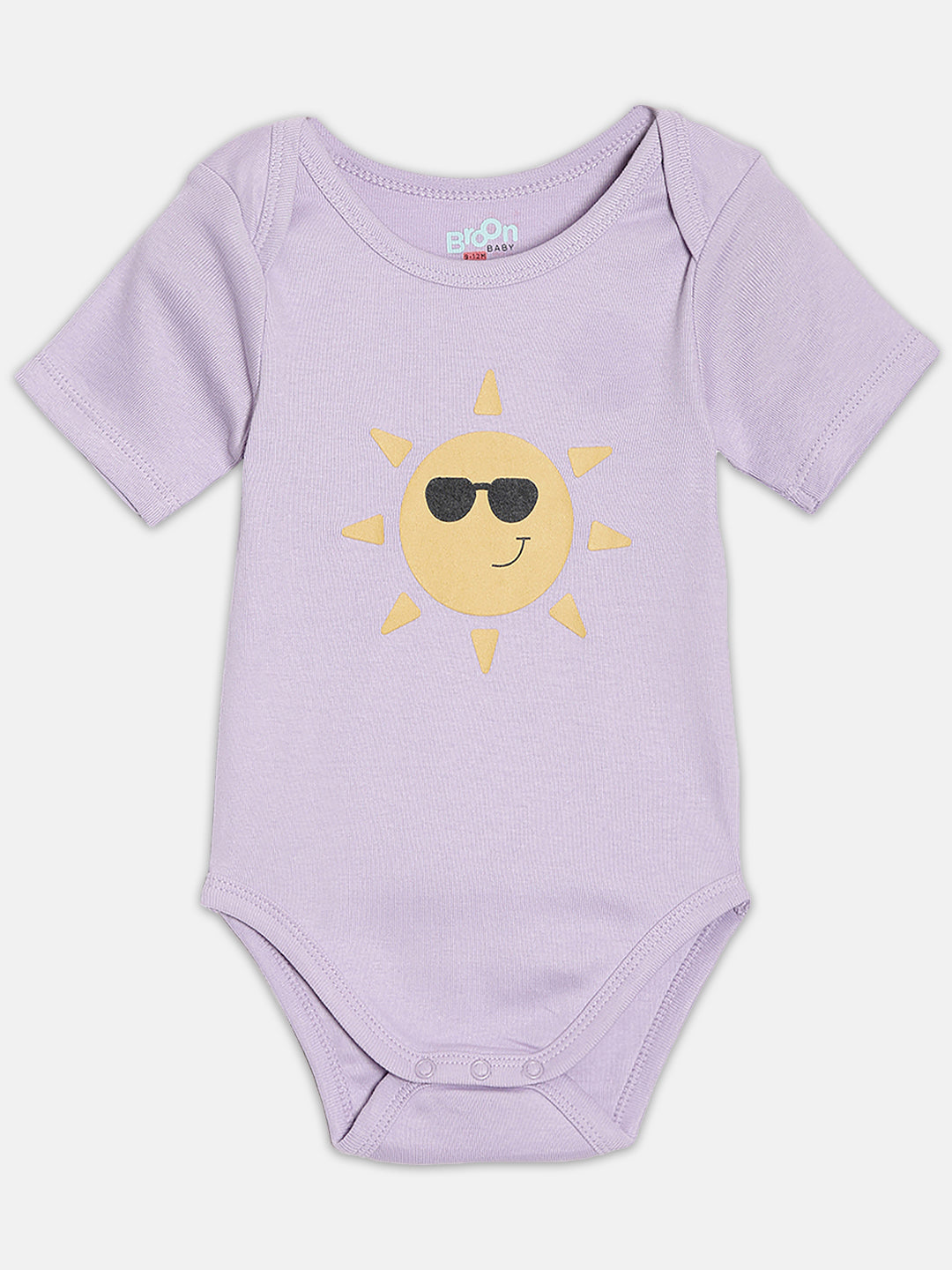 Broon Infant Baby Organic Cotton Short Sleeve Bodysuit