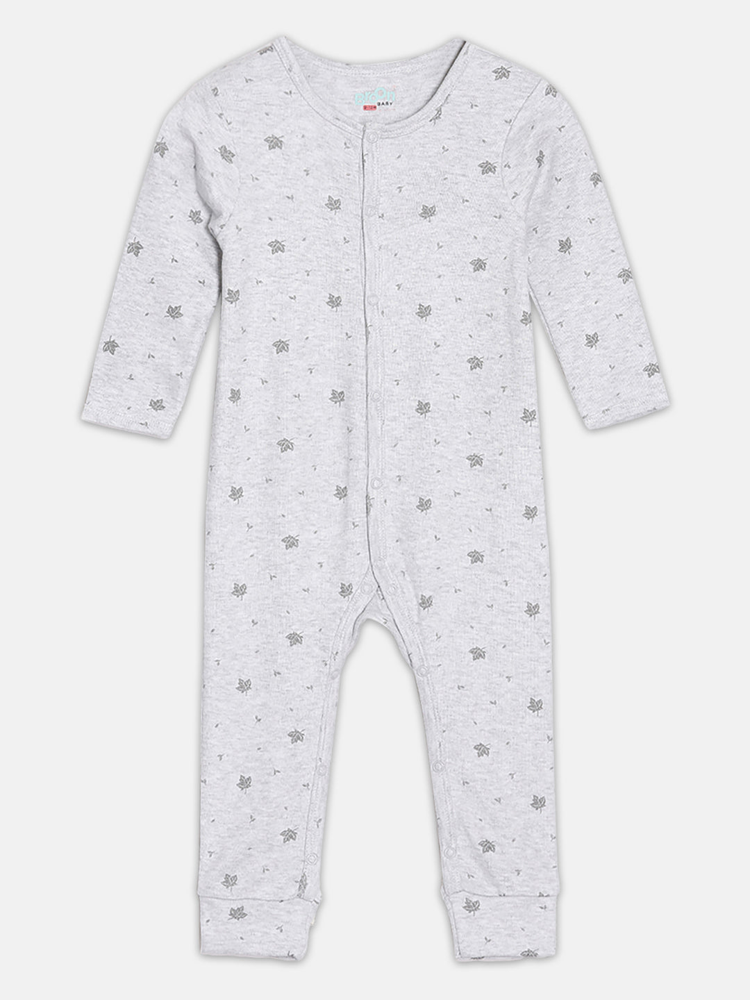 Broon Infant Baby Organic Cotton Full Sleeve Sleepsuit