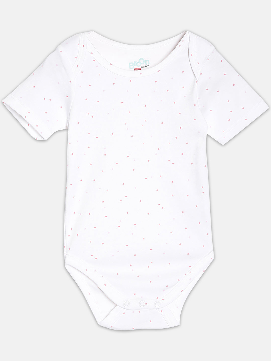 Broon Infant Baby Organic Cotton Short Sleeve Bodysuit