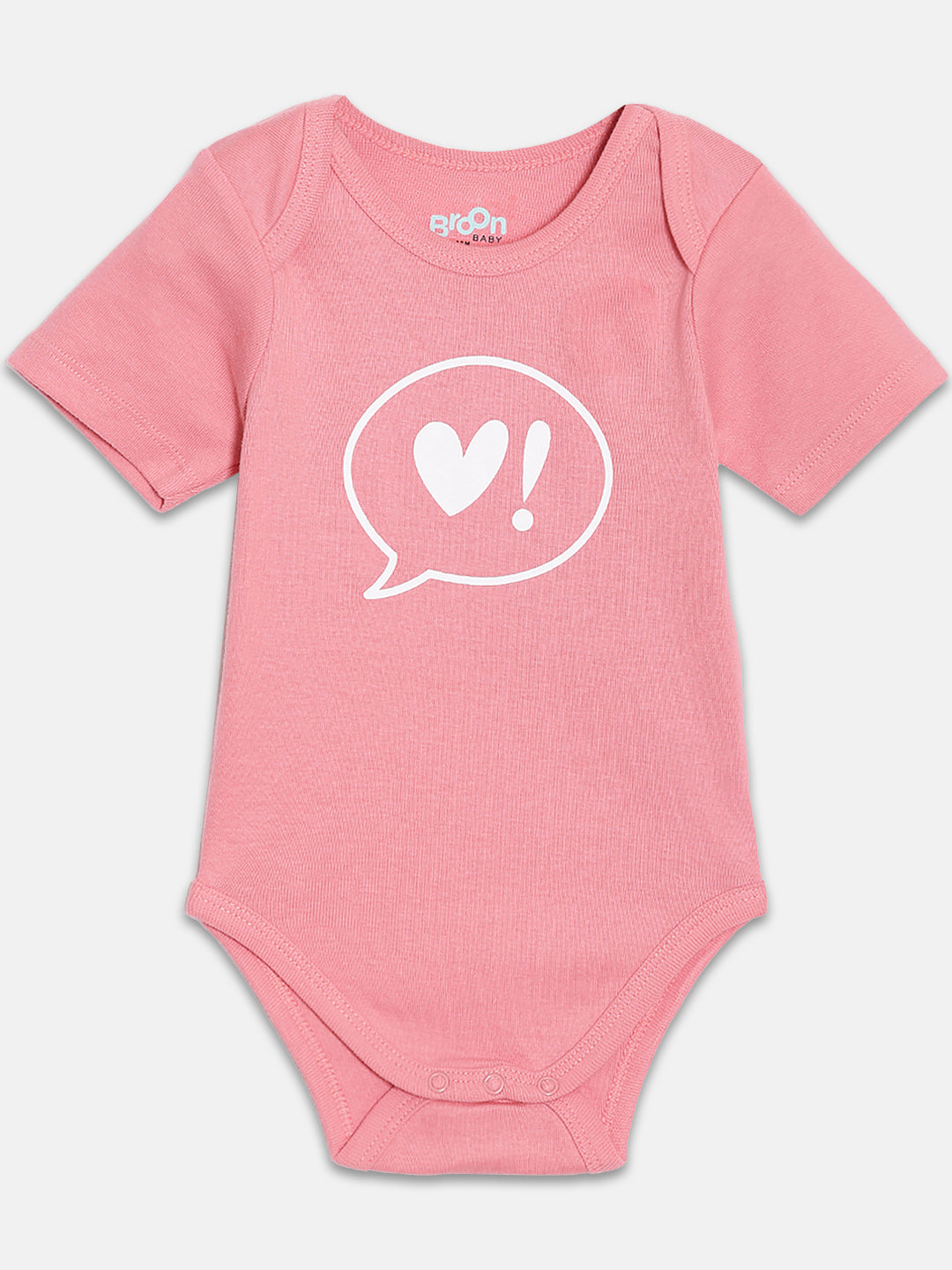 Broon Infant Baby Organic Cotton Short Sleeve Bodysuit