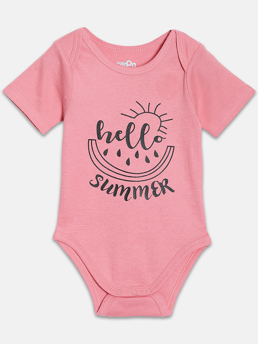 Broon Infant Baby Organic Cotton Short Sleeve Bodysuit