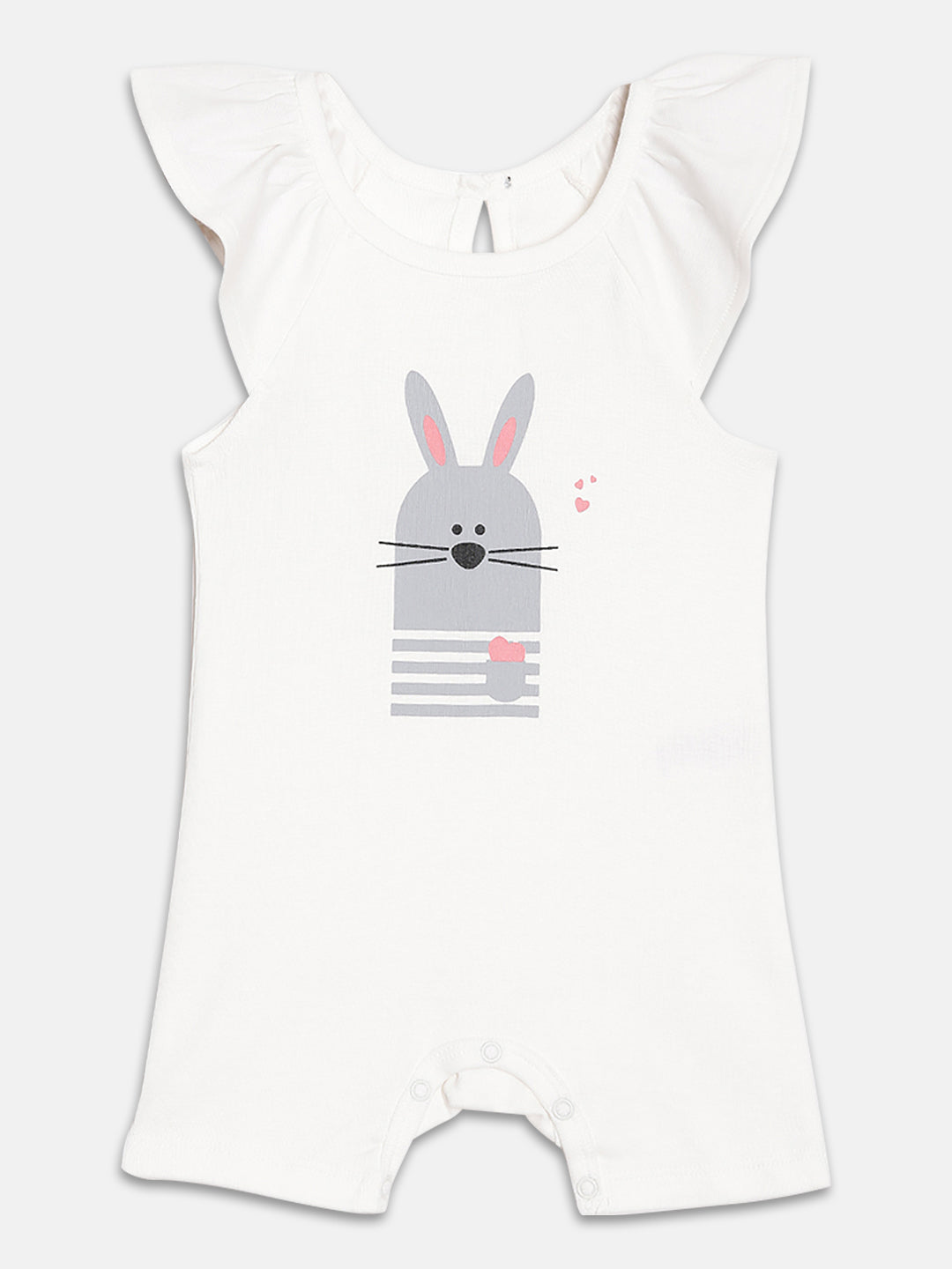 Broon Infant Baby Organic Cotton Short Sleeve Rompers
