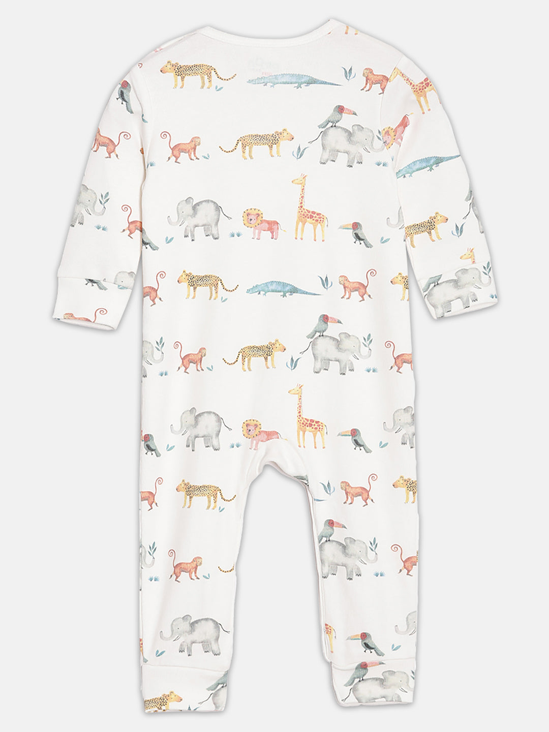 Broon Infant Baby Organic Cotton Full Sleeve Sleepsuit