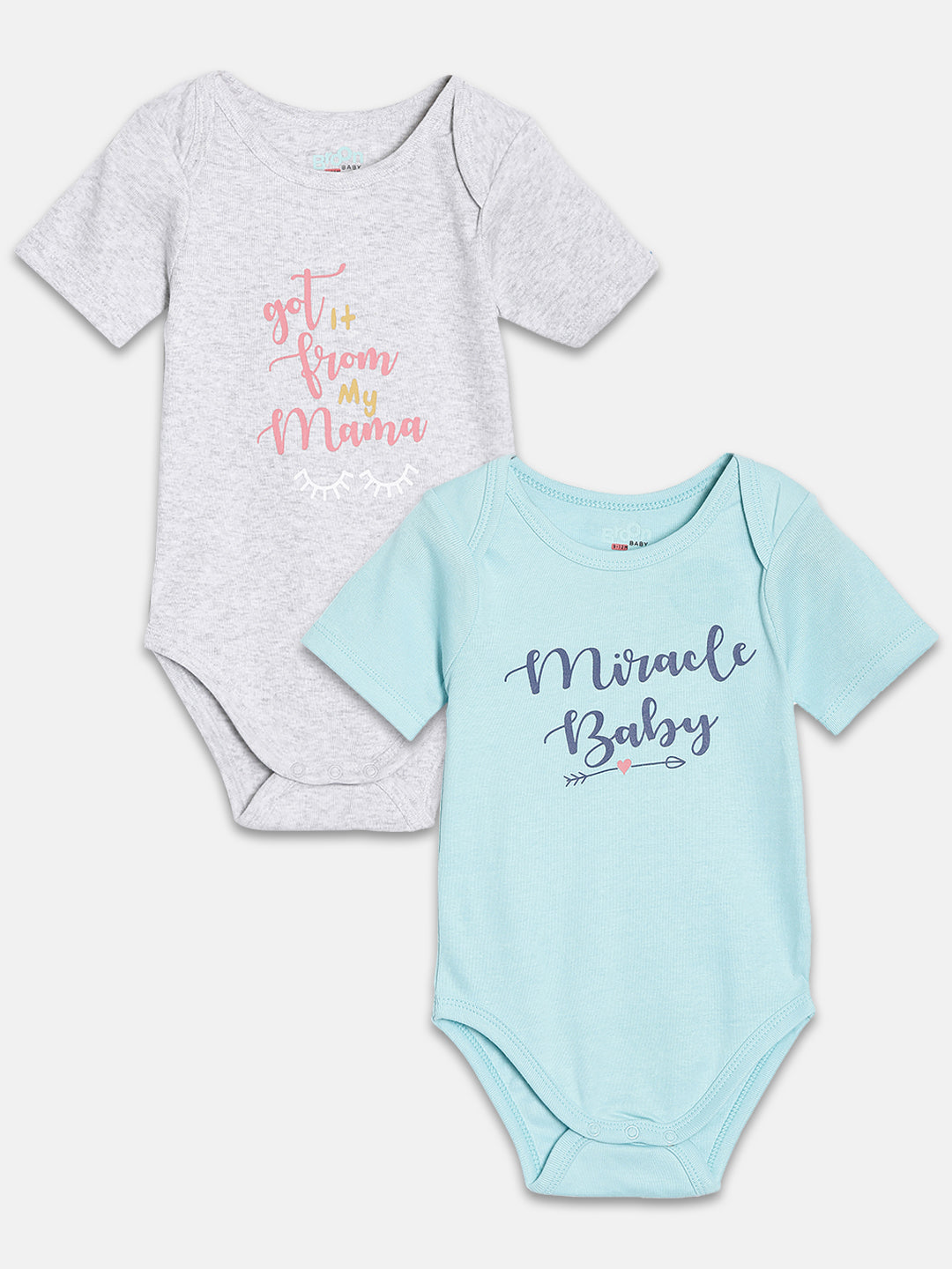 Broon Infant Baby Organic Cotton Short Sleeve Bodysuit