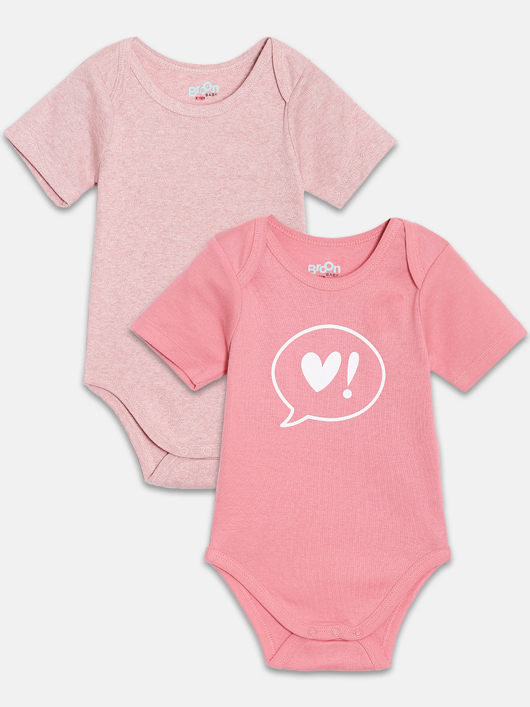 Broon Infant Baby Organic Cotton Short Sleeve Bodysuit